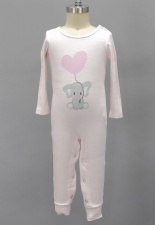 Long-sleeve Full-leg Footless Baby Romper Onesie