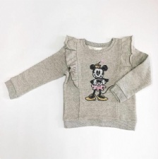 Baby Girl Ruffle Long-sleeve Shirt