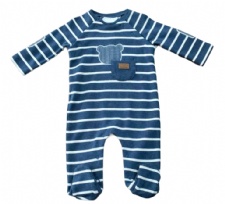Baby Striped footed Romper