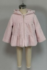 Sherpa Fleece Hooded Baby Coat